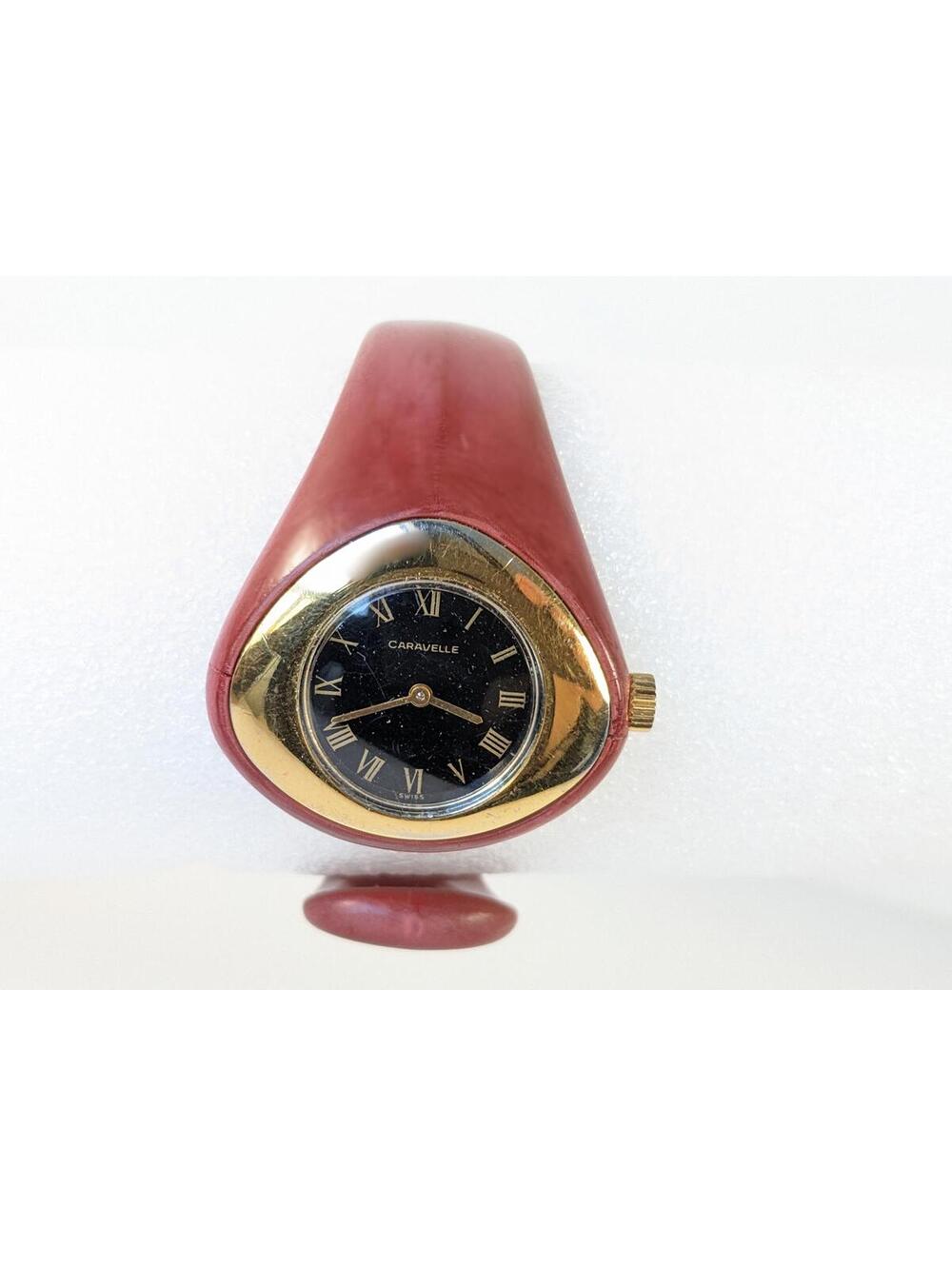 Caravelle Swiss Teardrop Mechanical Ring Watch Women 1960s